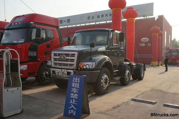 FAW Liute Xin'anjie (L5R) Heavy Truck 390 hp 6X2(8 wheels) Dangerous Goods Cabover Tractor Truck Exterior (2) | 86Trucks