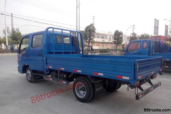Shijun Scat 102 ch 4X2(6 roues) camion léger 3,2 m avec ridelles et cabine double Extérieur (3) | 86Trucks