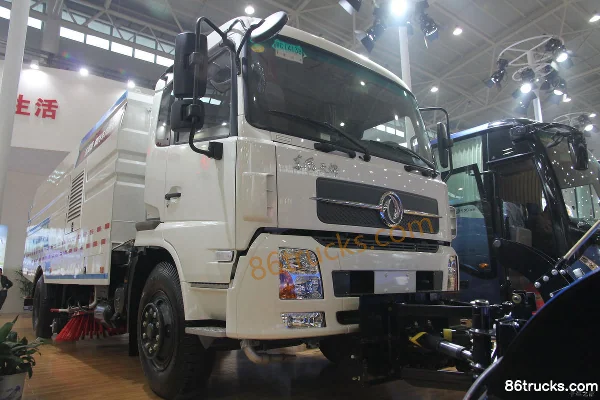 Dongfeng Tianjin 210hp 4X2(6 wheels) Sweeper Truck Exterior (3) | 86Trucks