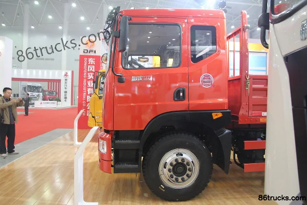Dongfeng Yuhu 170 hp 4X2(6 wheels) 6.75m semi-row flatbed cargo truck (EQ1168GL) Exterior (3) | 86Trucks