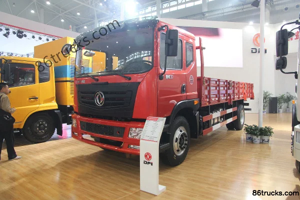 Dongfeng Yuhu 170 hp 4X2(6 wheels) 6.75m semi-row flatbed cargo truck (EQ1168GL) Exterior (2) | 86Trucks