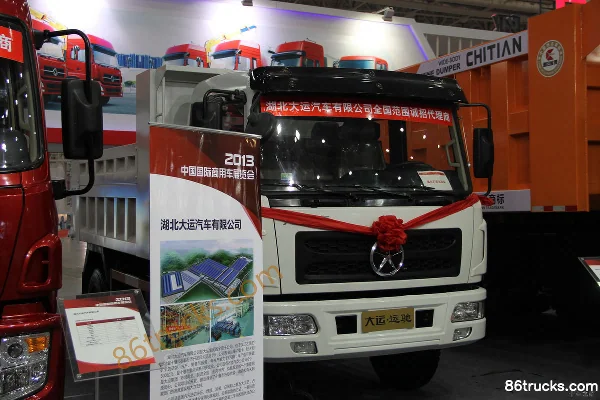 2013 Dayun Yunchi 140hp 4X2(6 wheels) 4m Dump Truck Exterior (3) | 86Trucks