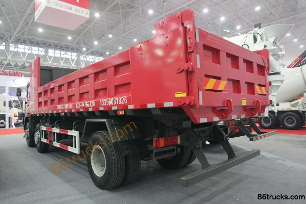 Sinotruk Golden Prince Heavy Truck 266hp 6X2(8 wheels) 7.6m Dump Truck (ZZ3251M48C1C1/L1WA) Exterior (3) | 86Trucks
