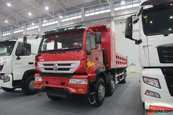 Sinotruk Golden Prince Heavy Truck 266hp 6X2(8 wheels) 7.6m Dump Truck (ZZ3251M48C1C1/L1WA) Exterior (2) | 86Trucks