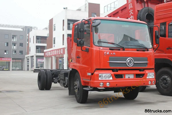 Dongfeng Commercial Vehicle Tianjin Medium Truck 160 hp 4X2(6 wheels) Flatbed Cargo Truck Chassis Exterior (3) | 86Trucks