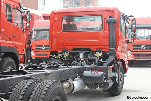 Dongfeng Commercial Vehicle Tianjin Medium Truck 160 hp 4X2(6 wheels) Flatbed Cargo Truck Chassis Cab (1) | 86Trucks