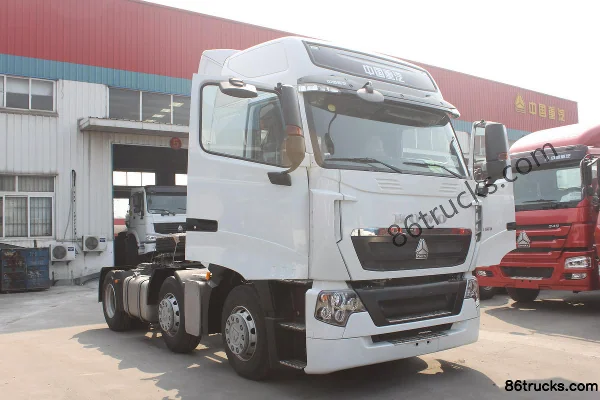 Sinotruk HOWO T7H Heavy Truck 320 hp 6X2(8 wheels) Tractor Truck Exterior (3) | 86Trucks