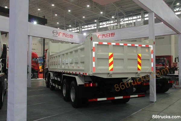 GAC HINO 700 Series Heavy Truck 350 hp 8X4(12 wheels) 8m Dump Truck Exterior (3) | 86Trucks