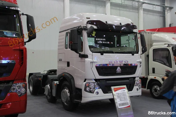 Sinotruk HOWO T5G camion lourd 340 ch 6X2(8 roues) tracteur routier Extérieur (2) | 86Trucks