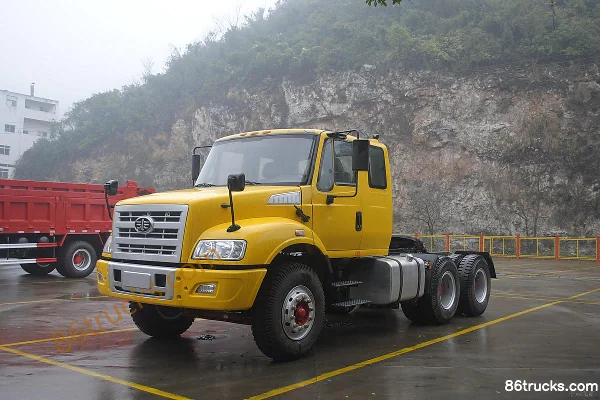 FAW Liute Anjie (L5R) camion lourd 350 ch 6X4(10 roues) tracteur routier à capot (pont arrière double à réduction de moyeu Mercedes-Benz) Ex