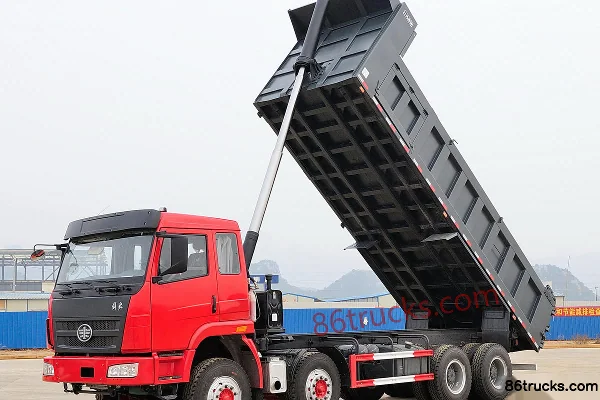 Liute Longwei (L5M) Heavy Truck 310 hp 8X4(12 wheels) 6.5m Dump Truck (Front-lift) Exterior (2) | 86Trucks