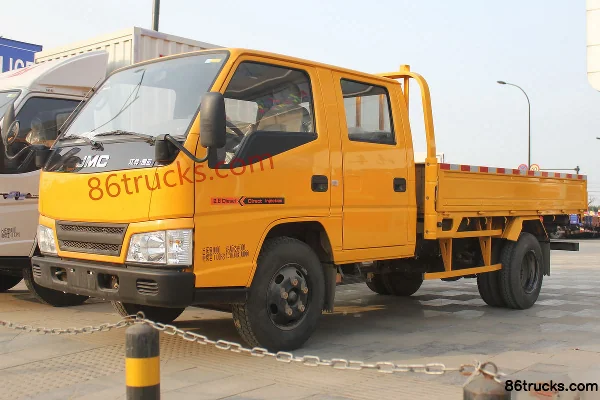 JMC New Kaiyun 116hp 4X2(6 wheels) 3.2m double-row flatbed light truck Exterior (3) | 86Trucks
