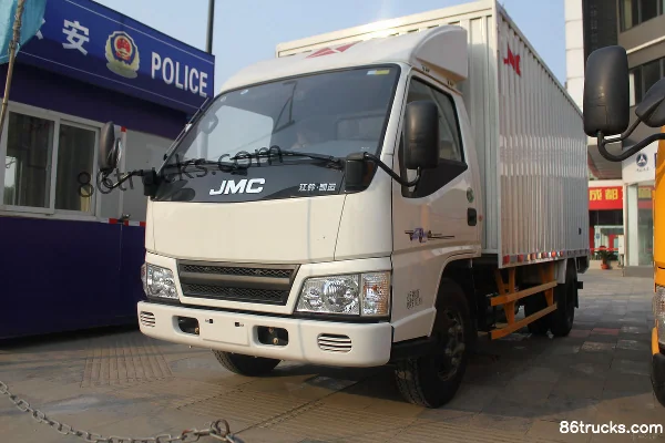 JMC New Kaiyun 116hp 4X2(6 wheels) 4.21m single-row van light truck (enlarged cargo box) Exterior