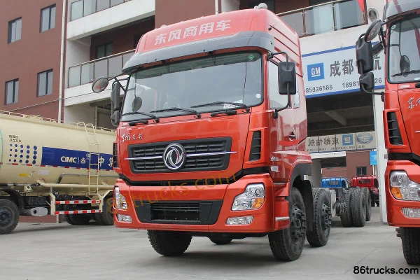 Dongfeng Commercial Vehicle Tianlong Medium Truck 292 hp 8X4(12 wheels) 9.6m Livestock Transport Truck (High Roof) Exterior (2) | 86Trucks