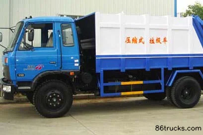 Dongfeng série 153 190 ch 4X2(6 roues) camion à ordures compacteur (marque Chusheng) Extérieur (2) | 86Trucks