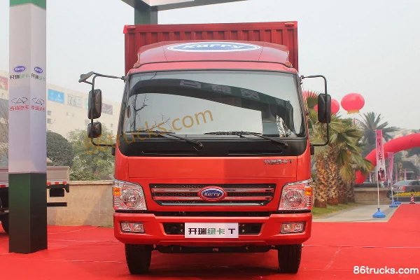 Karry Green Card T Wide 113hp 4X2(6 wheels) 4.1m Single Row Van Light Truck Exterior