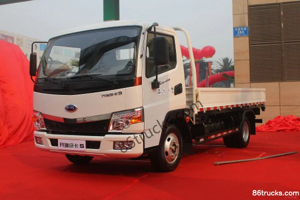 Karry Green Card S 129 hp 4X2(6 wheels) 4.215m Single Row Flatbed Light Truck (Wide Body) Exterior (3) | 86Trucks