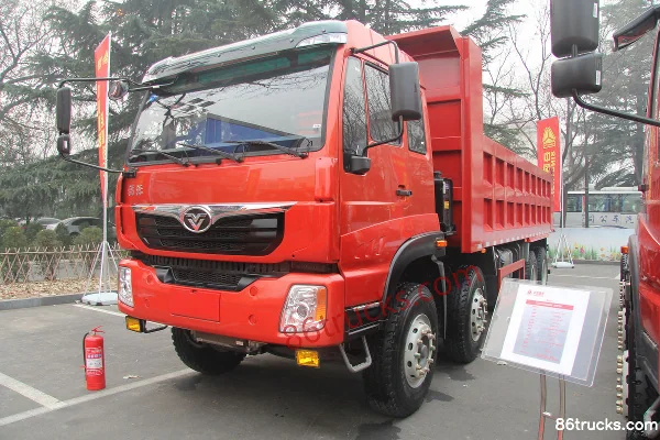 Sinotruk Fulong H5 Heavy Truck 280 hp 8X4(12 wheels) 7.4m Dump Truck Exterior (2) | 86Trucks