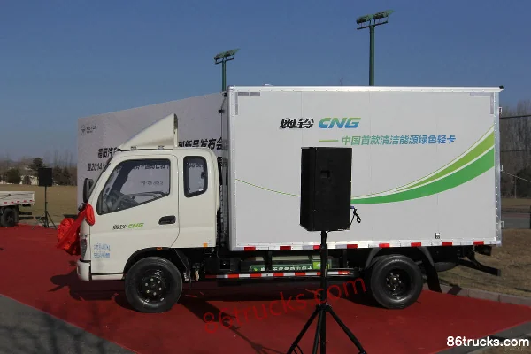Foton Aoling Jieyun 116 ch 4X2(6 roues) CNG 3,735 m cabine approfondie fourgon léger Extérieur (3) | 86Trucks