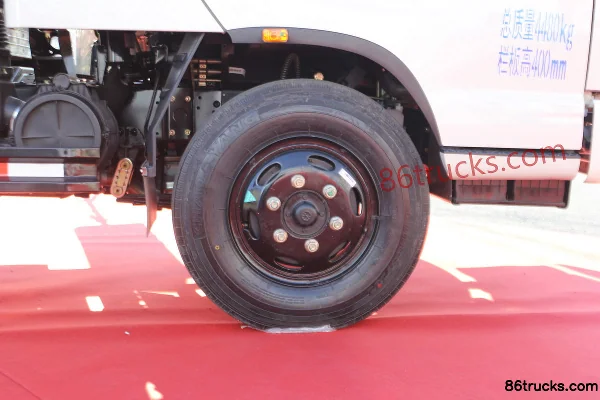 Foton Aoling Jieyun 116 ch 4X2(6 roues) CNG 3,735 m cabine approfondie fourgon léger Châssis (1) | 86Trucks