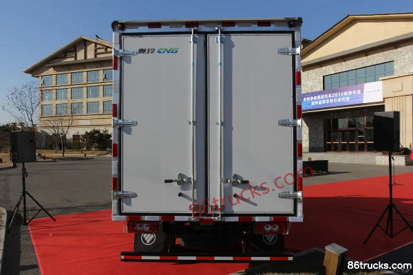 Foton Aoling Jieyun 116 ch 4X2(6 roues) CNG 3,735 m cabine approfondie fourgon léger Carrosserie (2) | 86Trucks