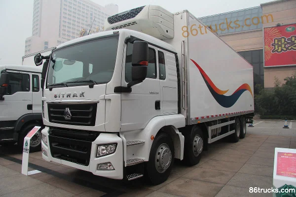 Sinotruk Sitrak C7H 280 hp 8X4(12 wheels) refrigerated truck Exterior (2) | 86Trucks