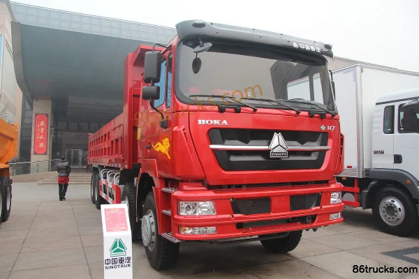 Sinotruk HOKA H7 series heavy truck 380 hp 8X4(12 wheels) 8.3m LNG dump truck Exterior (3) | 86Trucks