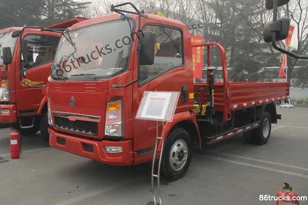 Sinotruk HOWO Hanjun 88 hp 4X2(6 wheels) truck-mounted crane Exterior (2) | 86Trucks