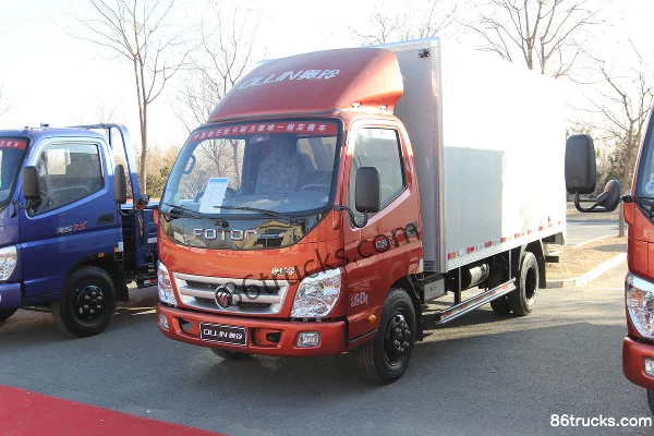 Foton Aoling CTX 118 hp 4X2(6 wheels) 4.165m single-row van light truck Exterior (2) | 86Trucks