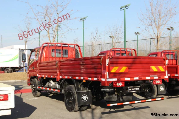 Foton Auling CTX 156hp 4X2(6 wheels) 4.8m semi-row flatbed light truck Exterior (3) | 86Trucks