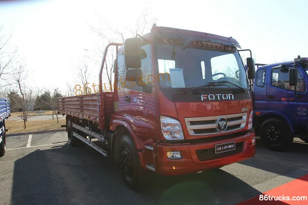 Foton Ollin TX 160 hp 4X2(6 wheels) 6.75m semi-panel light truck Exterior (2) | 86Trucks