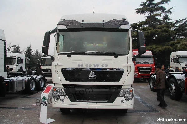 Sinotruk HOWO T5G camion lourd 290 ch 4X2(6 roues) tracteur routier (LNG) Extérieur (2) | 86Trucks