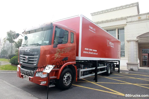 Union Truck U290 poids lourd 290 ch 6X2(8 roues) porte-voitures à essieu central (pont arrière Pengxiang 457) Extérieur (2) | 86Trucks
