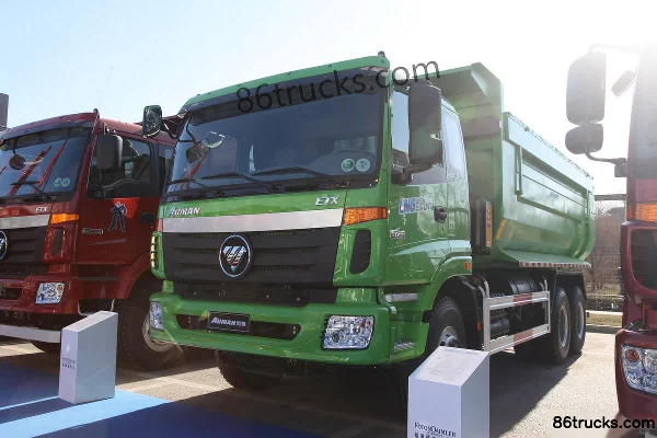 Foton Auman ETX série 9 camion lourd 350 ch 6X4(10 roues) camion benne LNG 5,8 m Extérieur (2) | 86Trucks