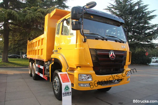 Sinotruk Hohan J5G 310 hp 6X4(10 wheels) dump truck chassis Exterior (2) | 86Trucks