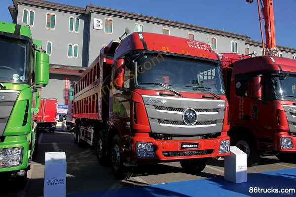 Foton Auman GTL 9 series heavy truck 430 hp 8X4(12 wheels) 8m dump truck Exterior (2) | 86Trucks