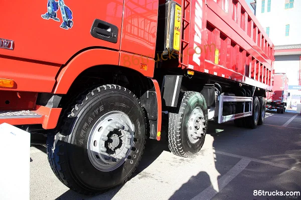 Foton Auman GTL 9 series heavy truck 430 hp 8X4(12 wheels) 8m dump truck Chassis (2) | 86Trucks