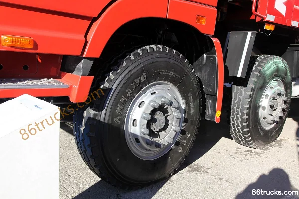 Foton Auman GTL 9 series heavy truck 430 hp 8X4(12 wheels) 8m dump truck Chassis (1) | 86Trucks