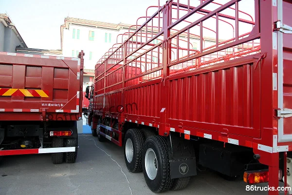 Foton AumanETX Série 5 poids lourd 290 ch 8X4(12 roues) 9,5 m camion porteur à ridelles Châssis (2) | 86Trucks