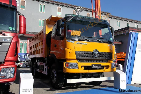 Foton Auman VT 9 series heavy truck 336 hp 6X4(10 wheels) 5.4m dump truck Exterior (2) | 86Trucks