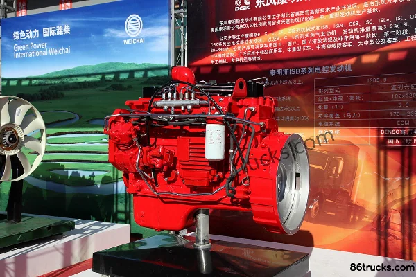 Dongfeng ISB170 40 170 hp 5.9L China IV Diesel Engine Exterior (2) | 86Trucks