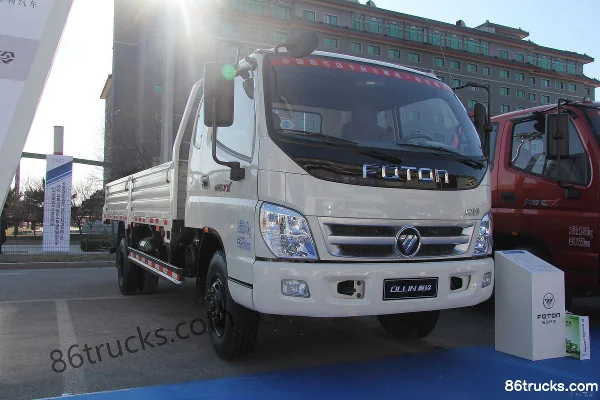 Foton Ollin TX Super Value Edition 103 hp 4X2(6 wheels) 3.8m semi-row flatbed truck Exterior (2) | 86Trucks