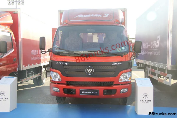 Foton Aumark série 3 camion fourgon léger à cabine simple 143 ch 4X2(6 roues) 4,16 m Extérieur (2) | 86Trucks