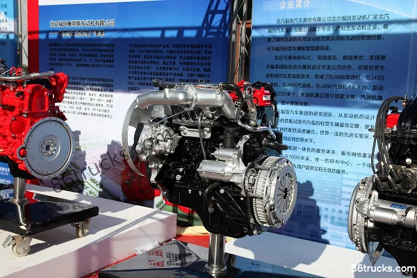 Foton 4J28TC 110 hp 2.77L China IV Diesel Engine Exterior (2) | 86Trucks