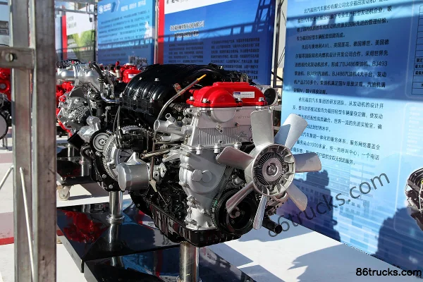Foton BJ486ZLEQ4 160 hp 2L China IV Gasoline Engine Exterior (3) | 86Trucks