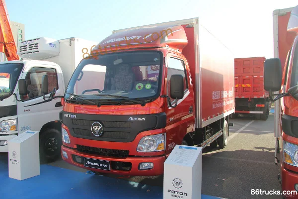Foton Aumark 1 Series 118 hp 4X2(6 wheels) 4.165m single-row van light truck Exterior (2) | 86Trucks