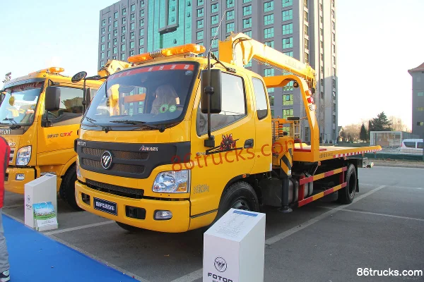 Foton Lisha 170 hp 4X2(6 wheels) Wrecker Truck Exterior (2) | 86Trucks
