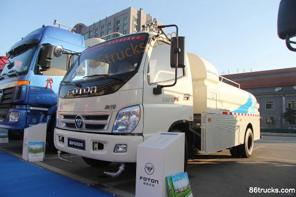 Foton Lisha 156 hp 4X2(6 wheels) Water Sprinkler Truck Exterior (2) | 86Trucks