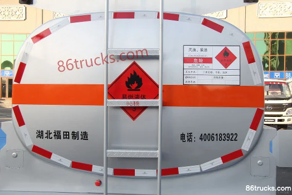 Foton Aoling 143 hp 4X2(6 wheels) Oil Tanker Truck (Leishan brand) Chassis (1) | 86Trucks
