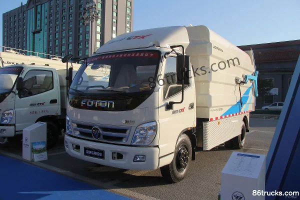 Foton Leishan 156 hp 4X2(6 wheels) Garbage Truck Exterior (2) | 86Trucks